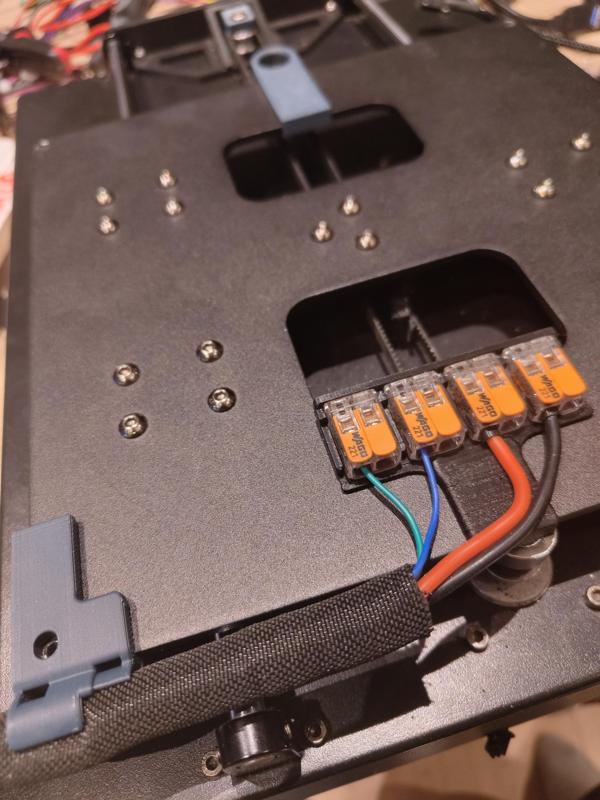 Anycubic i3 Mega WAGO Mount for bed