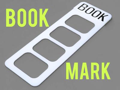 BOOK MARK  Under 5 minutes to print