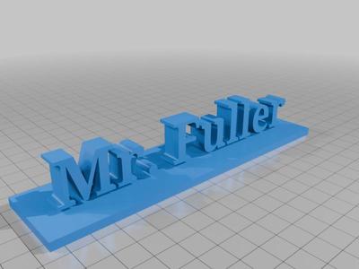 Copy of Ms.Cox 3D printed