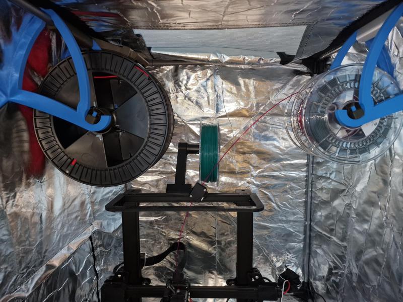 Spool Holder for Enclosure