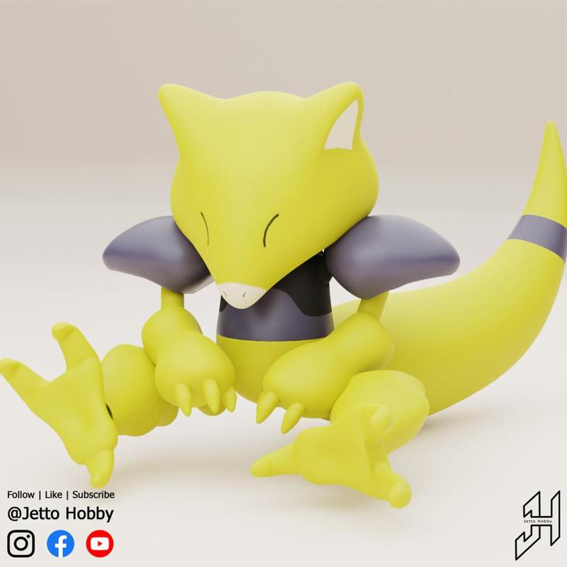 Abra (1/10 Scale Articulated Pokemon)