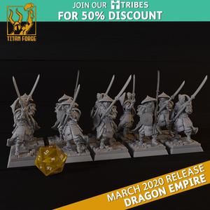 Ashigaru  - Dragon Empire - Titan Forge Miniatures March 2020