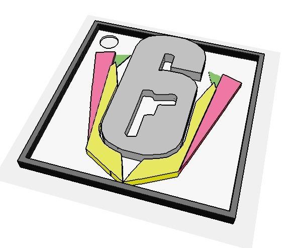 Rainbow Six Invitational - Keychain