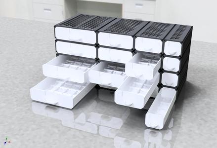 Improved modular gridfinity drawers   