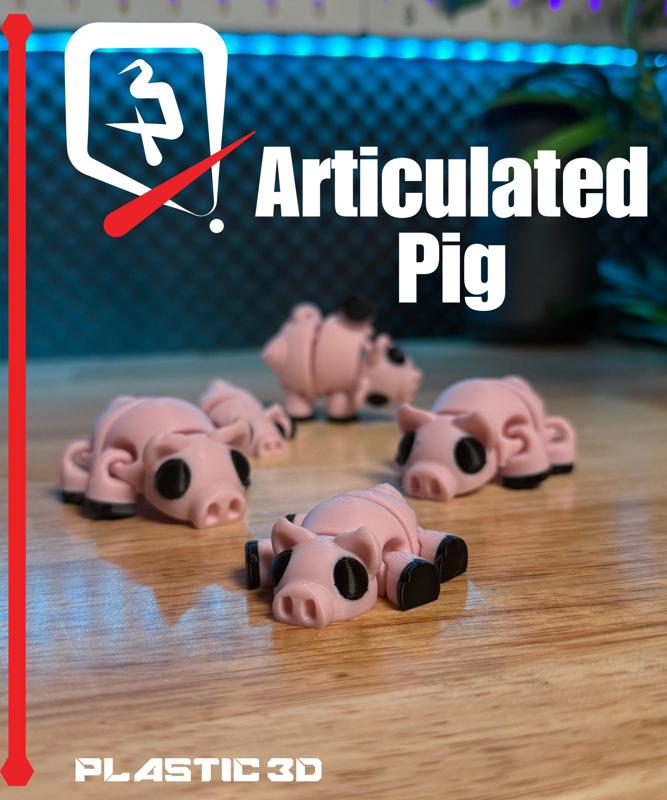 Oink-tastic Articulated Pig! 