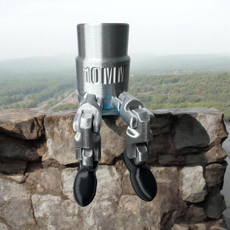 Shorty Magnetic 10mm Socket Buddy, Print in Place