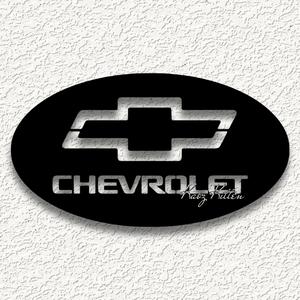 chevrolet chevy emble wall art home decorgo.stl