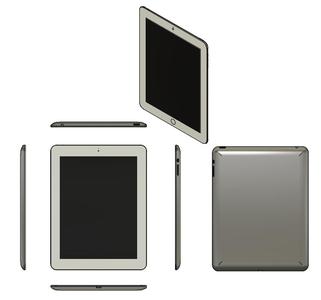 3D model of iPad 4 (Dimensionally Accurate)