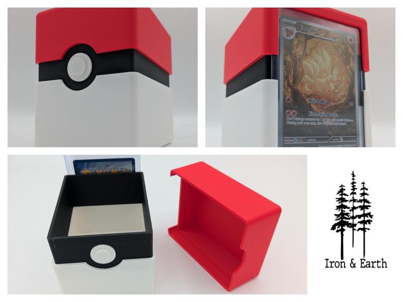 Pokemon TCG Deck Box for 3x4 Toploaders - 60 Card