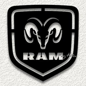 dodge ram truck emblem l WALL ART HOME DECORstl