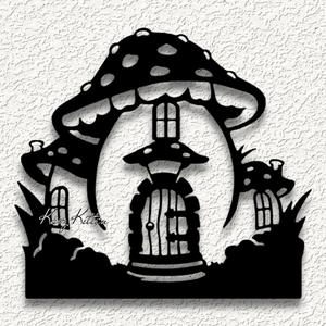 gnome mushro WALL ART HOME DECORuse.stl                                              