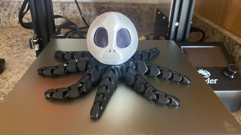 Jack Skellington Flexi Octopus