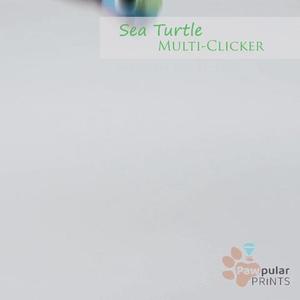 SEA TURTLE, MULTI-CLICKERS - FIDGET KEYCHAIN [PRIVATE USE ONLY]