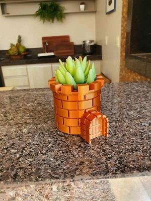 Mario Castle Vase