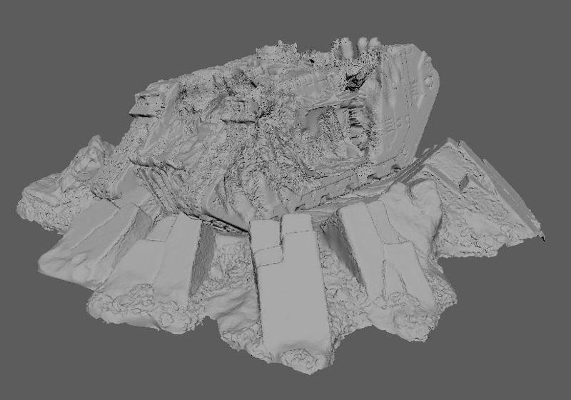 Land Raider Destroyed