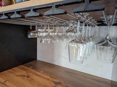 Bar glass rack