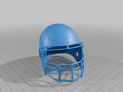 American football helmet (with mask)