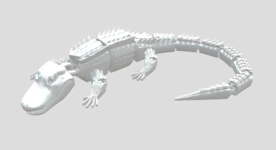 articulated alligator