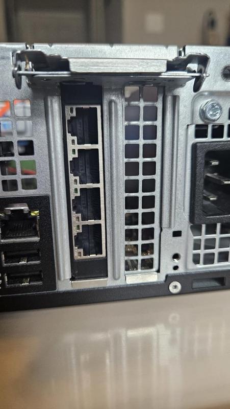  Half Height Intel I350-T4 NIC Bracket