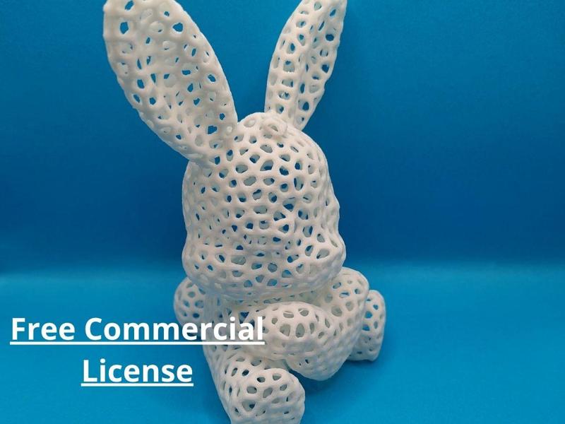 Bunny with Heart-Free Commercial License