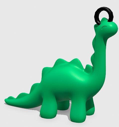 Dinosaur keychain