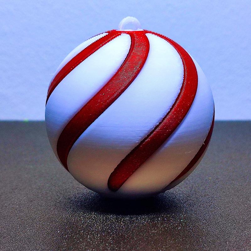 Vortex Christmas Bauble for single extruder!