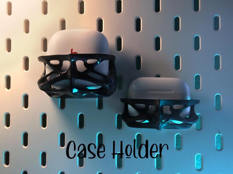 Case holder for [AirPods Pro] and [Beats Fit Pro] "Bøje" (for IKEA Skadis Pegboard)