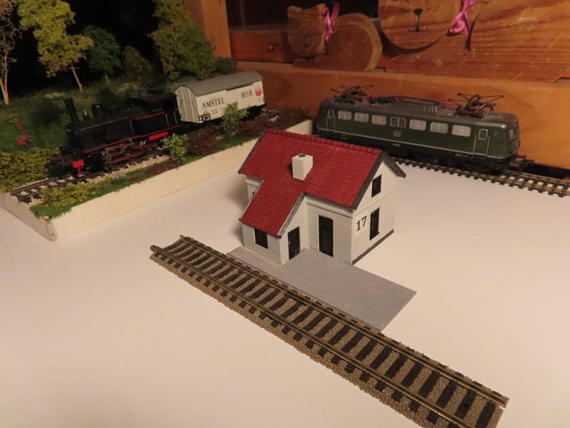 Dutch signalkeeper house and signal box 1:87 H0 scale