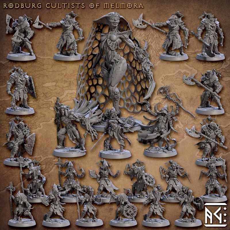 Rodburg Cultists of Melmora (Complete Set - 56)