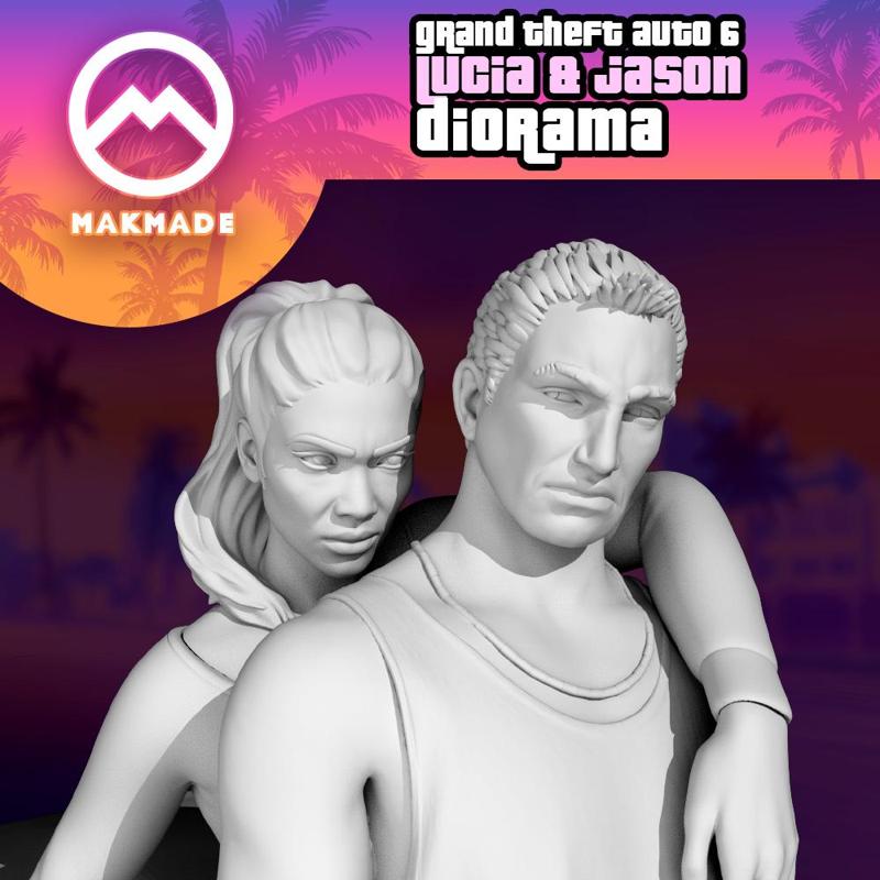 GTA 6 LUCIA & JASON DIORAMA