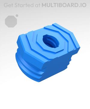 9 mm Big Thread, Flat Head, Small Thread Hole, Shank T-Bolt