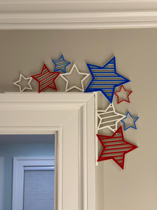 Stars Holiday Door Corner Decor