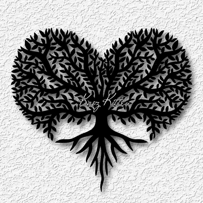 tree of life heart wall art love home decor