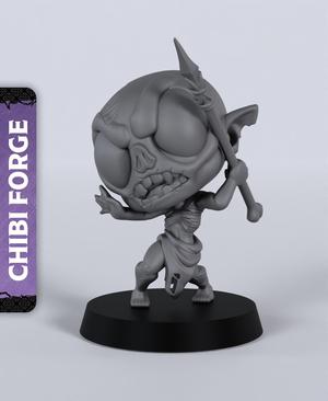 Chibi Zombie Ranged - With Free Dragon - 5e DnD Inspired for RPG and Wargamers