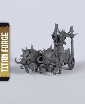 Darkwood Chariot - With Free Dragon - 5e DnD Inspired for RPG and Wargamers