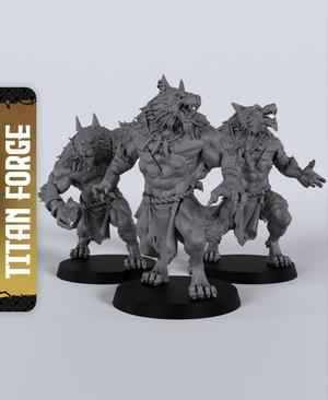 Wolf Order Werewolves - With Free Dragon  - 5e DnD Inspired for RPG and Wargamers