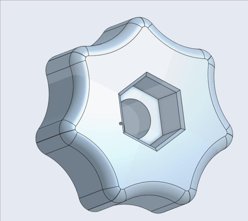 MZ TS250 battery cover knob