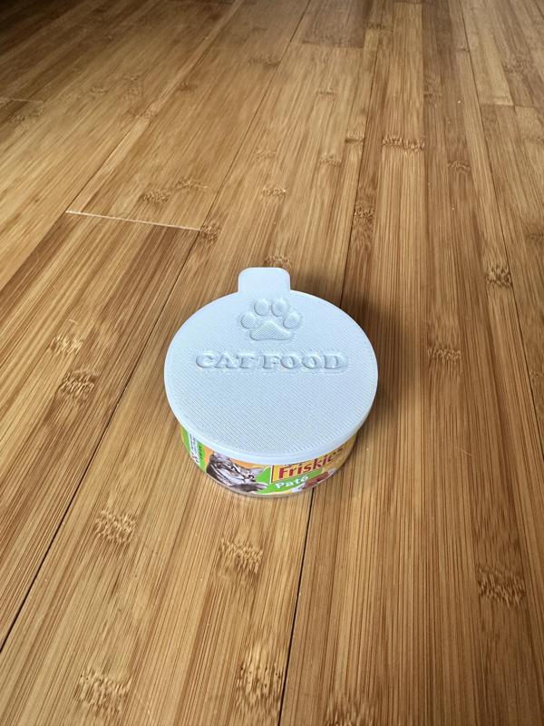 Friskies cat food Lid PLA