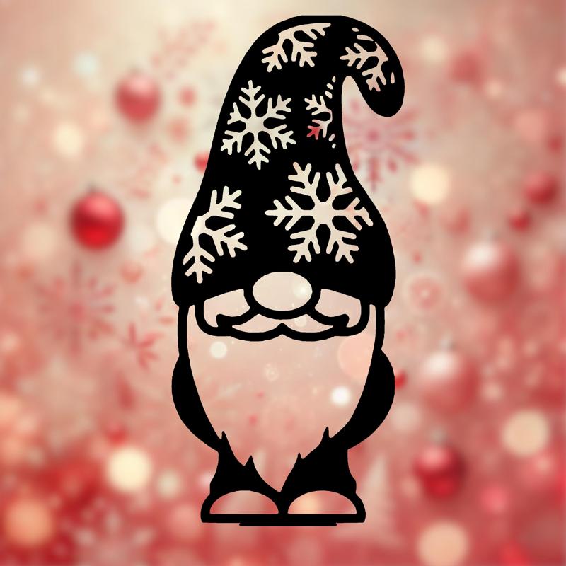 Santa Claus Gnome - Christmas Wall Art