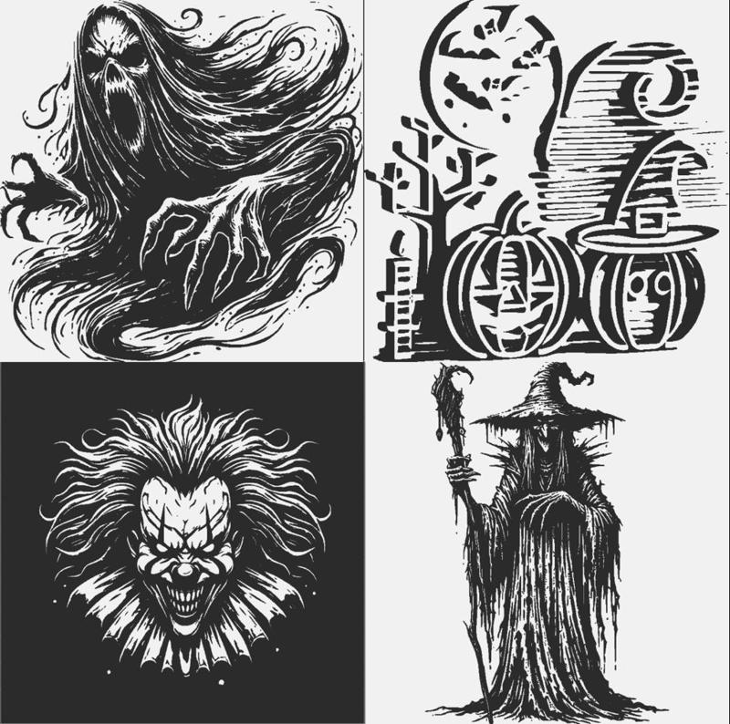 Halloween lamp and decoration package 10X ! DIY 2025