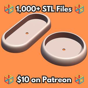 Minimalist Zen Moss Bonsai Dish Set for Desk or Home Decor MineeForm FDM 3D Print STL File