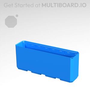 4x1x1.5 - Simple Walls - Universal Click-In Multibin Shell Extension