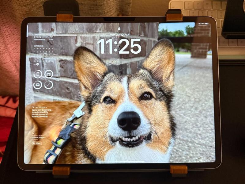 iPad Air 13in (M2) Car Headrest Mount with TPU