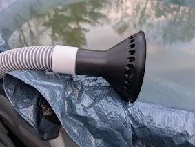 Pool cover drain inlet   