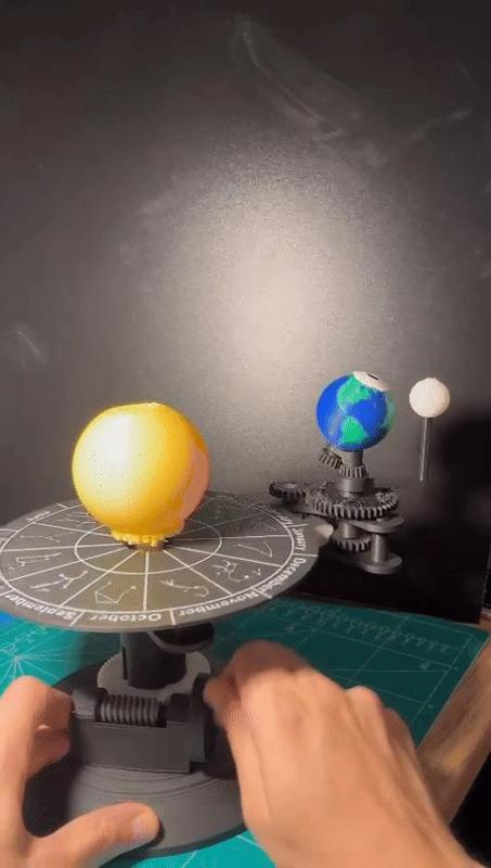 Simple Earth Orrery