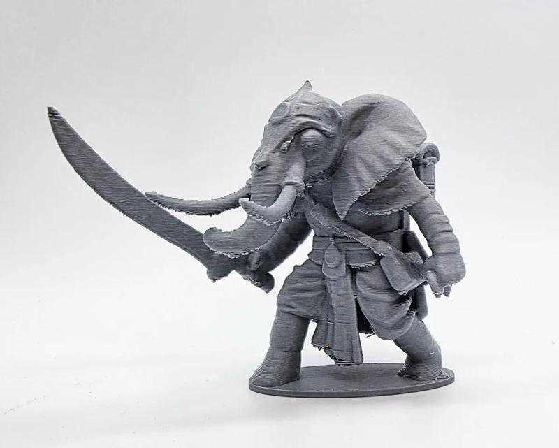Elephant Warrior Miniature   