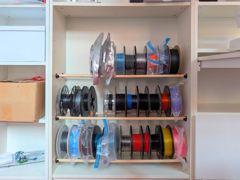 Filament Storage System for 16mm rods