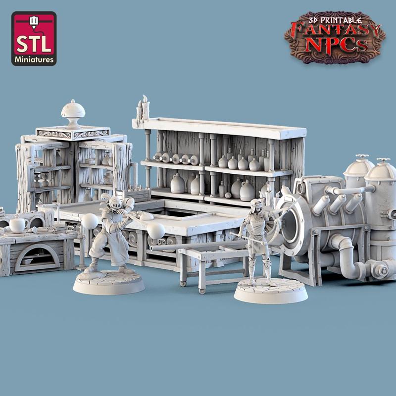 Fantasy NPCs - Glassblower Set