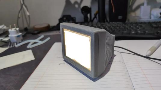 Retro CRT Lithophane Holder: Lith-o-vision 2000   