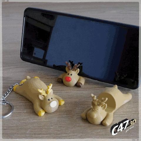 Reindeer Phone Stand